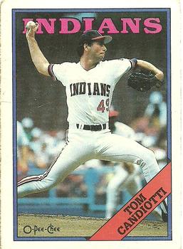 1988 O-Pee-Chee Baseball Cards 123     Tom Candiotti